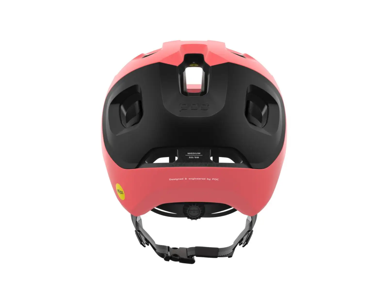 POC Axion Race MIPS kask Ammolite Coral/Uranium Black Matt