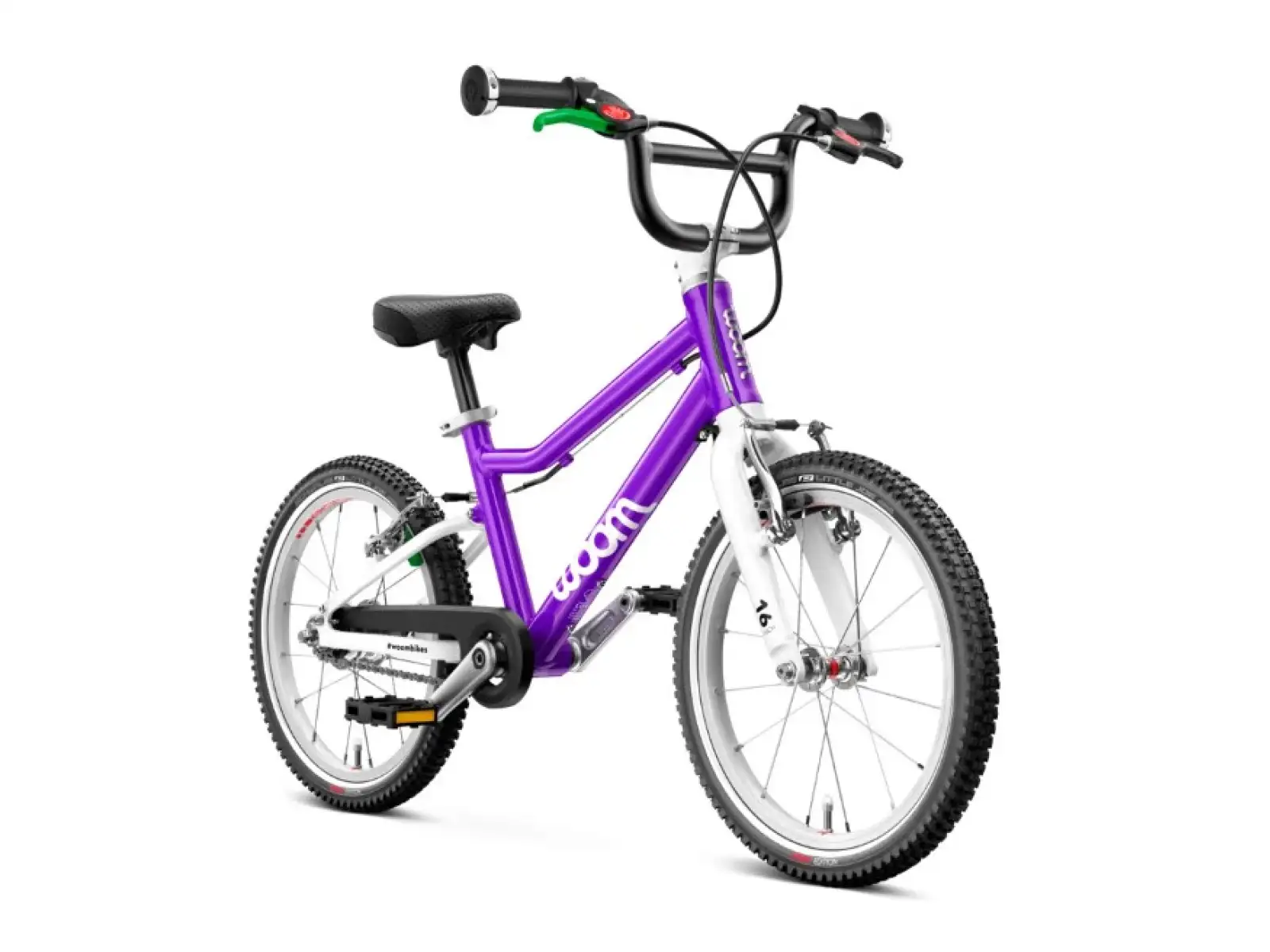 Woom 3 Automagic rower dziecięcy 16" Purple