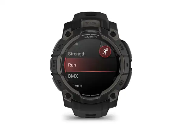 Garmin Instinct 3 Amoled 45 mm inteligentny zegarek Black/Black pasek