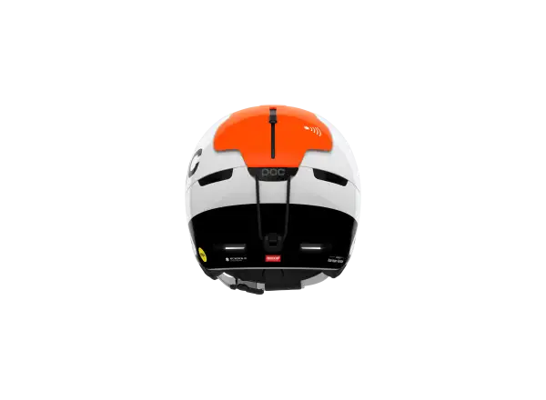 POC Obex Connect kask narciarski Hydrogen White/Fluorescent Orange AVIP