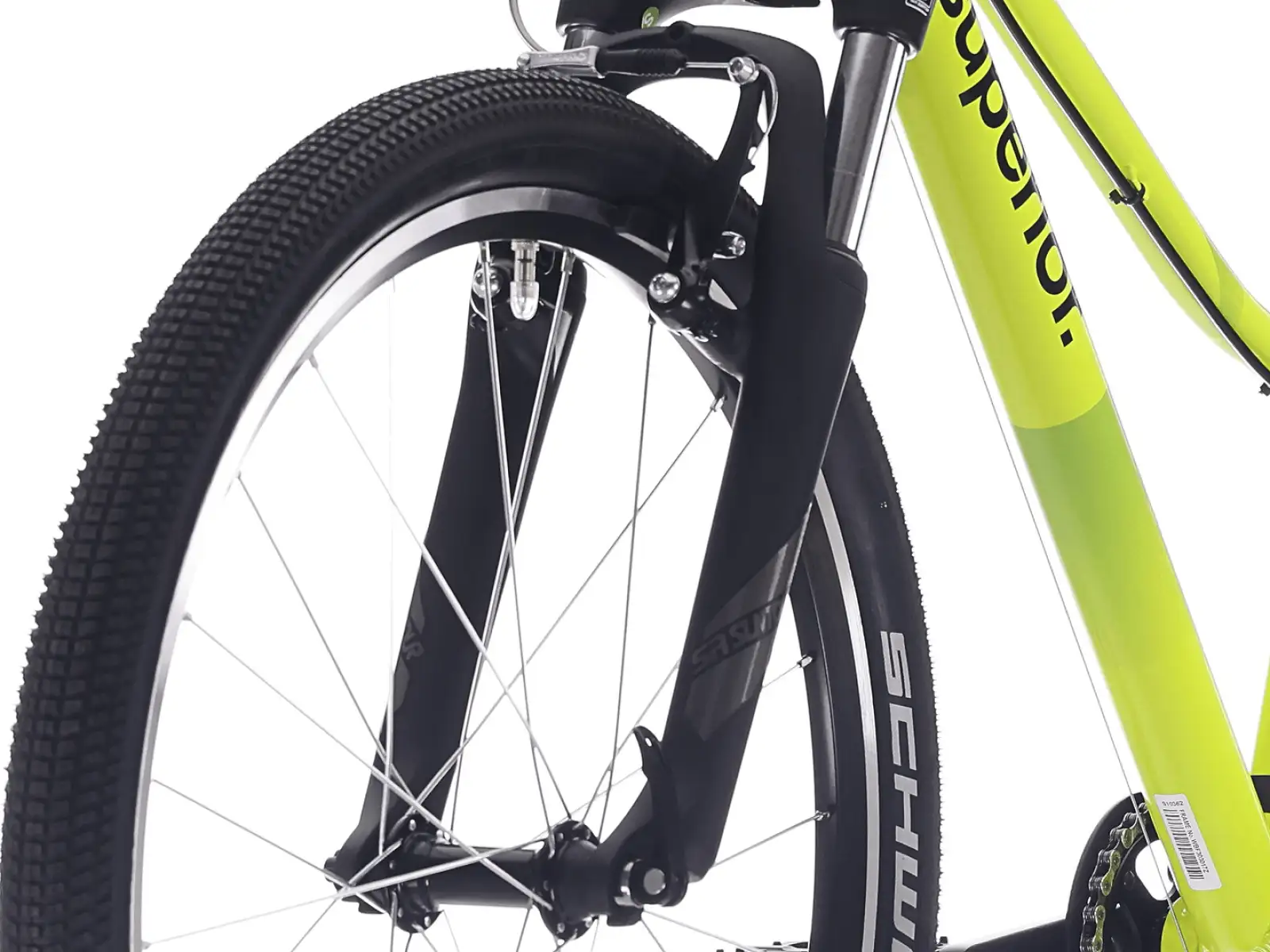 Superior RACER 24 rower dziecięcy Matte Radioactive Yellow