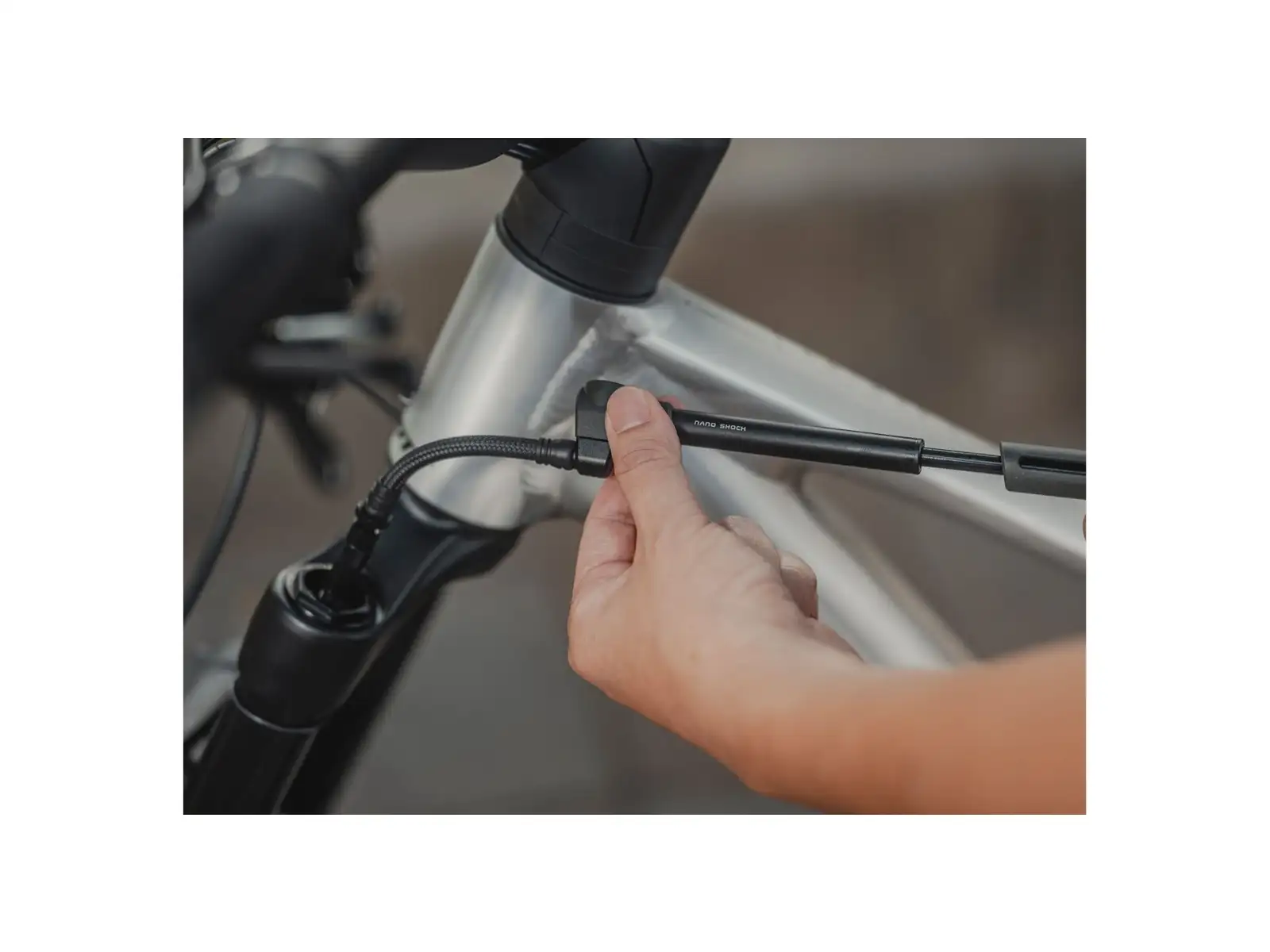 Topeak Nano Shock pompka do widelca