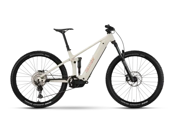 Raymon Korak Pro pepperwhite/copper rower elektryczny w pełni amortyzowany
