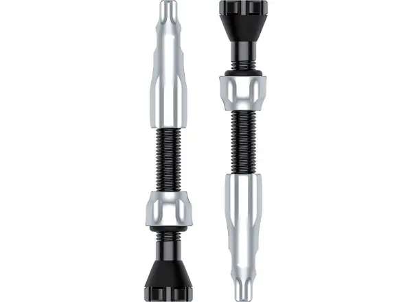 Lezyne CNC TLR Valve wentyl bezdętkowy 80 mm srebrny