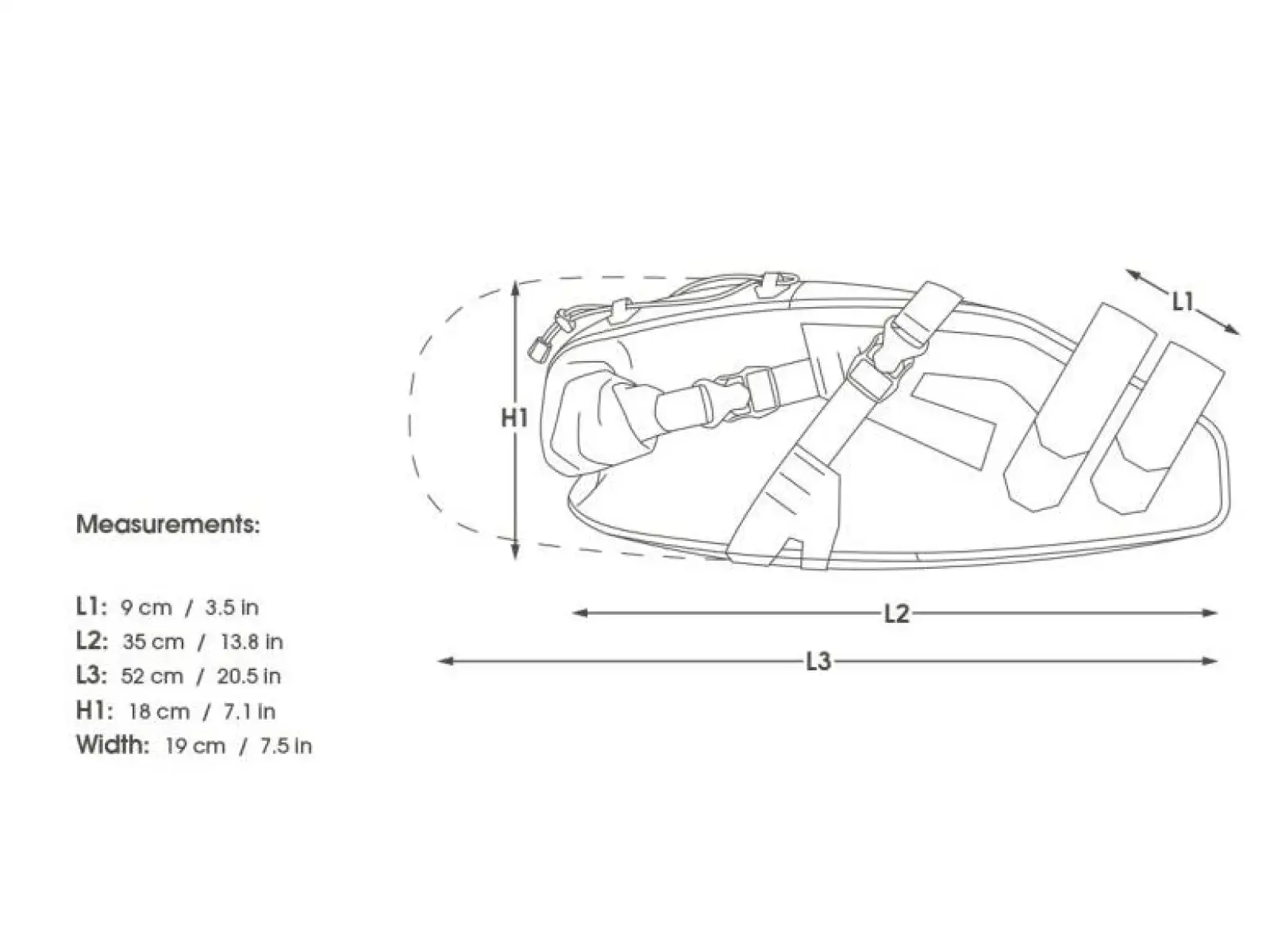 Apidura Expedition saddle pack 17 l torba podsiodłowa
