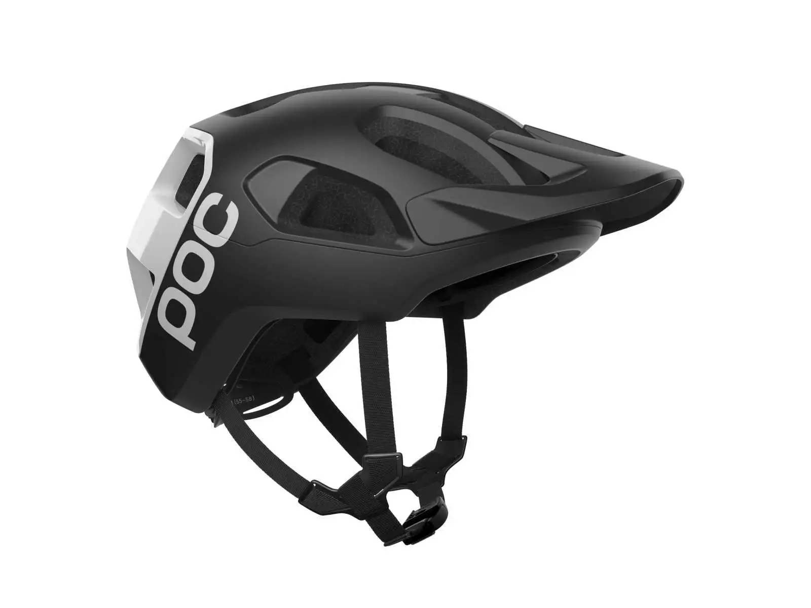 POC Cularis kask Uranium Black Matt/Hydrogen White/Logo