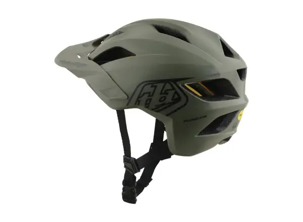Troy Lee Designs Youth Flowline MIPS kask dziecięcy Point Army/Phantom