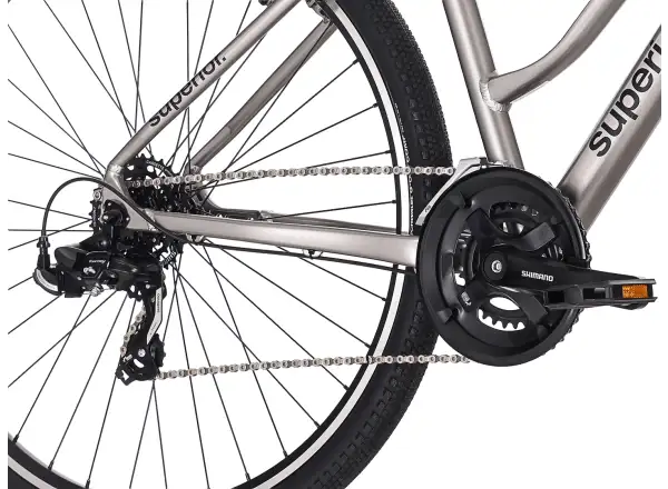 Superior Blox 6.0 MS rower trekingowy Gloss Dark Chrome