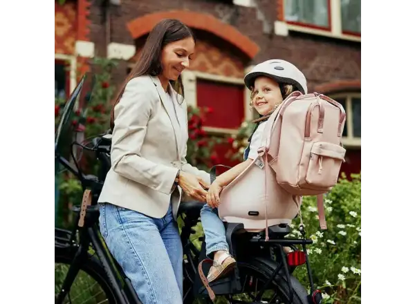 Urban Iki Ta-ke tylne siedzenie na rower na bagażnik MIK Sakura Pink/Kurumi Brown