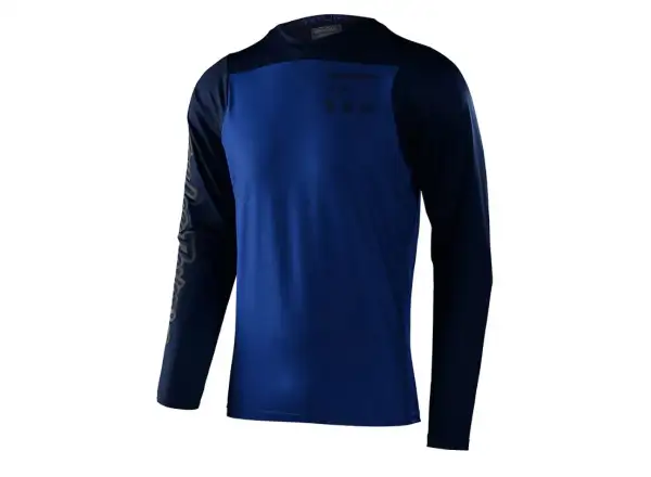 Troy Lee Designs Skyline Chill męska koszulka z długim rękawem Mono true blue