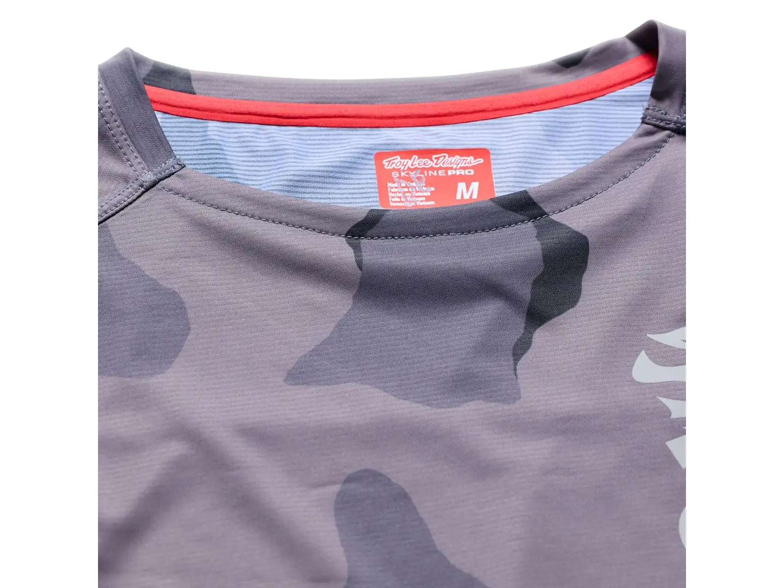 Troy Lee Designs Skyline Pro męska koszulka długi rękaw Flow Camo Carbon