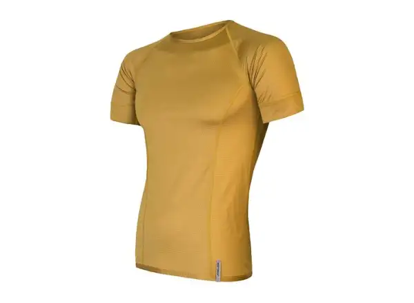 Sensor Coolmax Tech męska koszulka krótki rękaw Mustard