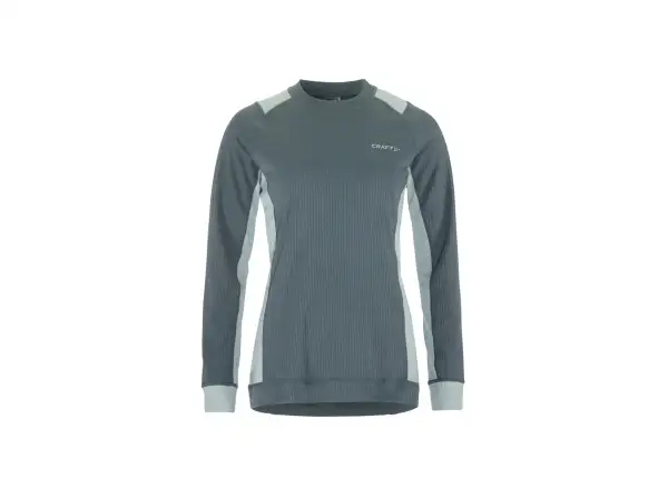 Craft Core Dry Baselayer damski zestaw koszulka długi rękaw+spodnie niebieska