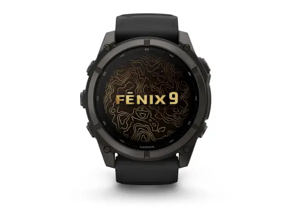 Garmin Fénix 9–51 mm inteligentny zegarek Carbon gray DLC Titanium/Black