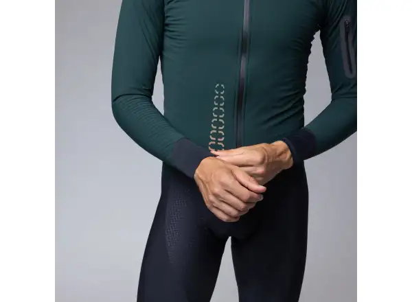 Alé R-EV1 Thermo Shield męska zimowa kurtka rowerowa Bottle Green