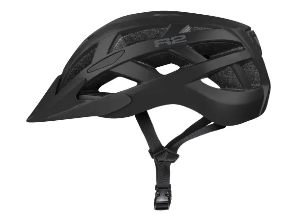 R2 Lumen kask rowerowy czarny matowy