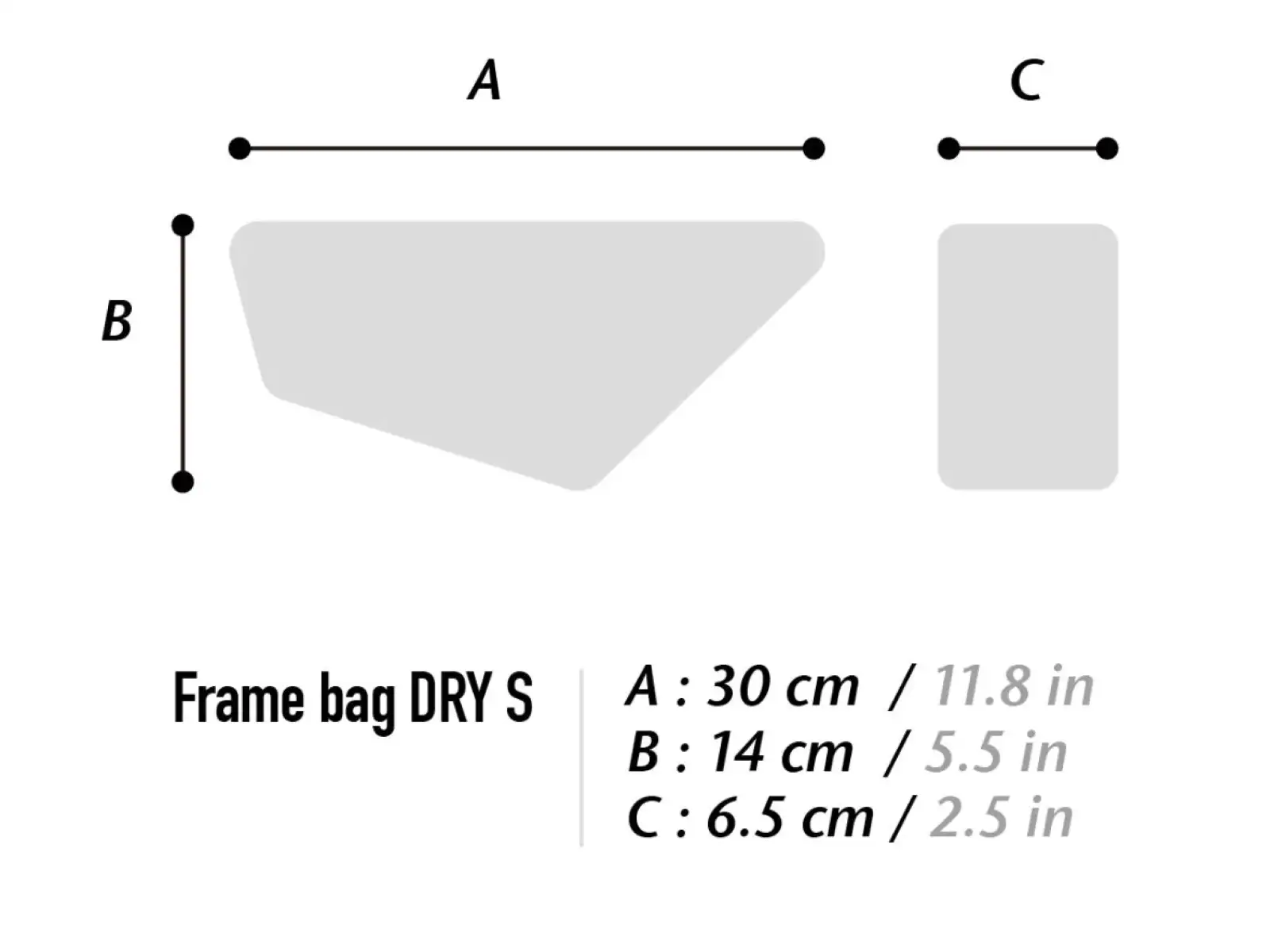 Woho X-Touring Frame bag Dry 2 l torba ramowa Diamond CyberCam Black