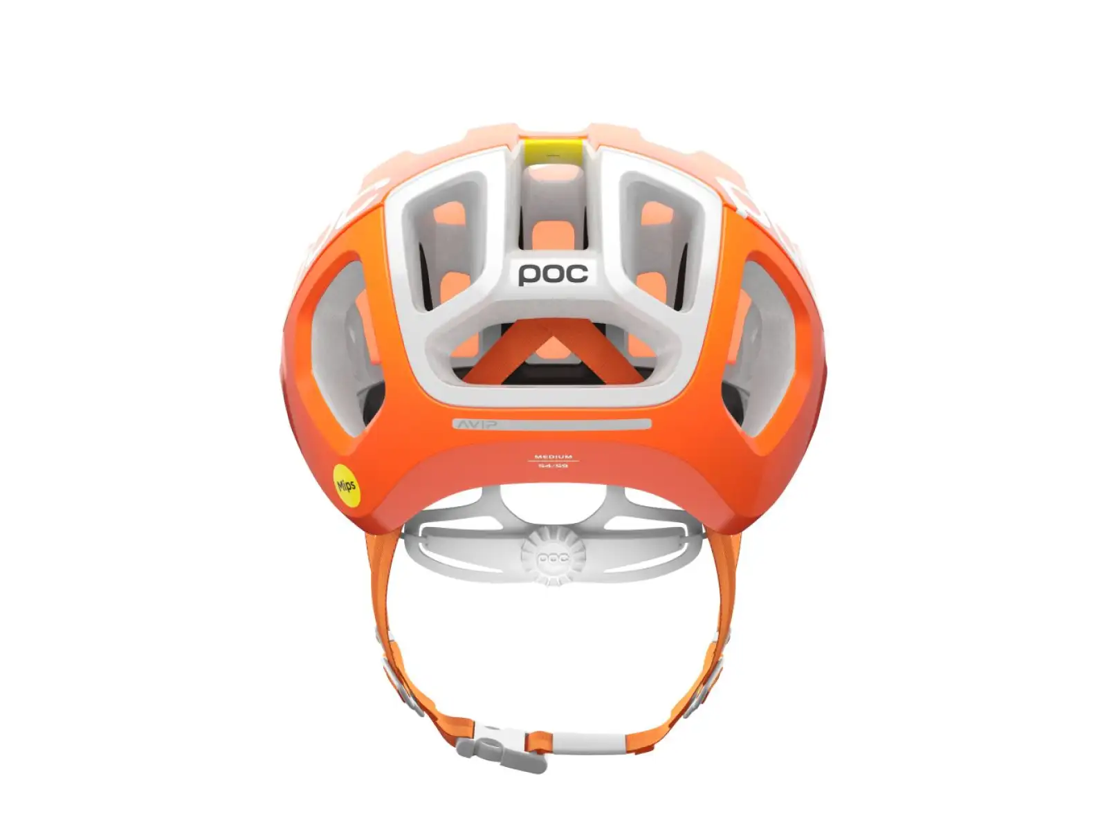 POC Ventral Tempus MIPS kask Fluorescent Orange AVIP