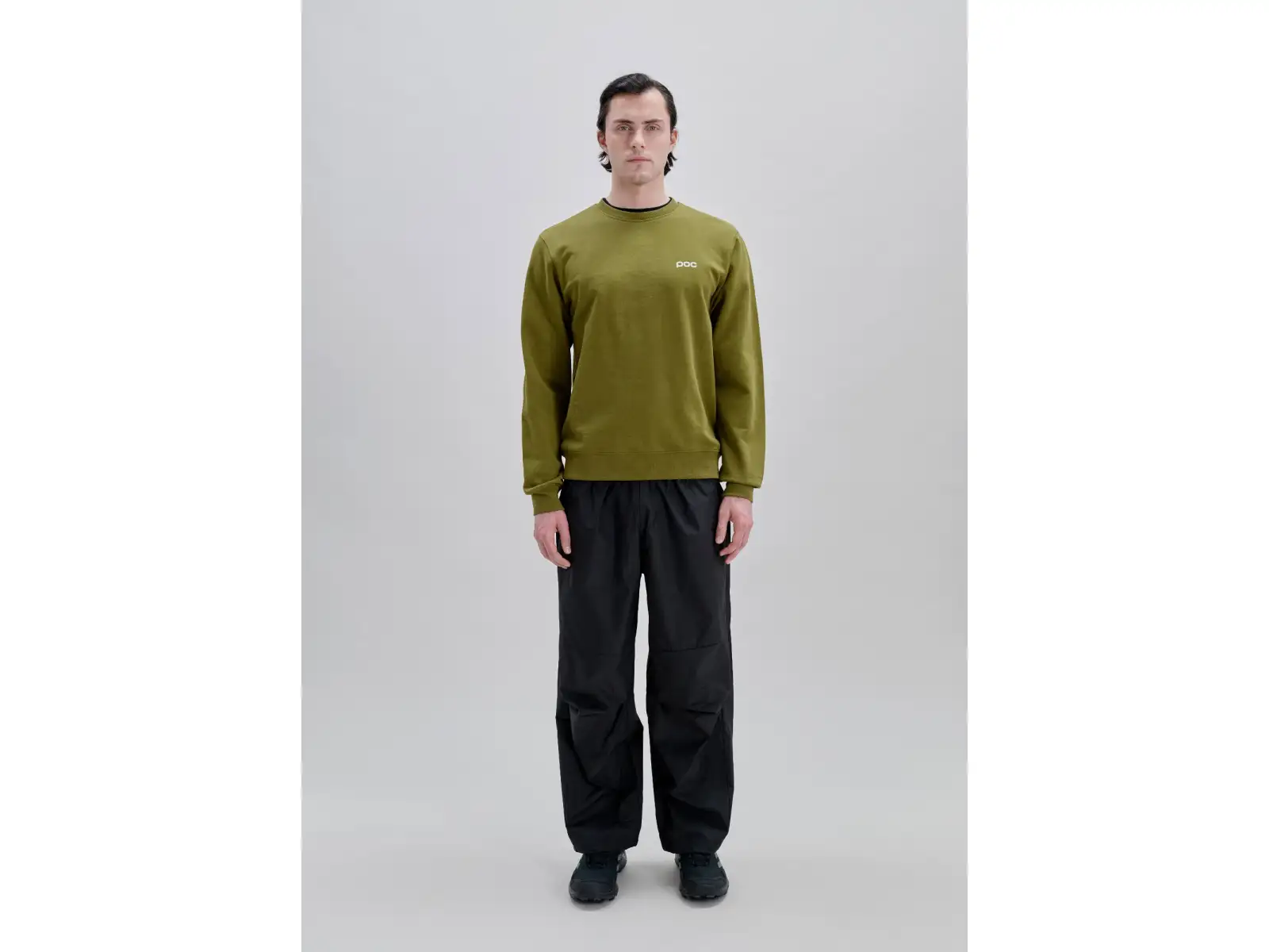 POC Crew bluza Olivine Green/Hydrogen White
