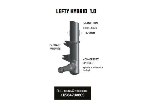 Cannondale 2Spring Air zestaw do ulepszenia dla Lefty 1.0 32mm (CK5047U00OS)