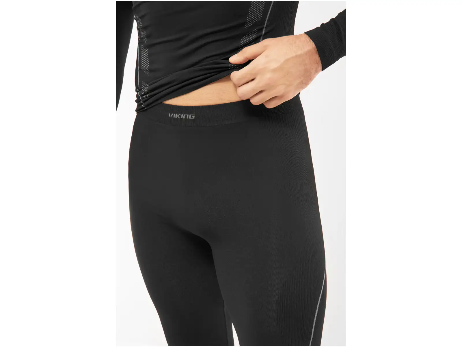Viking Eiger 2.0 męska bielizna komplet Black/Grey
