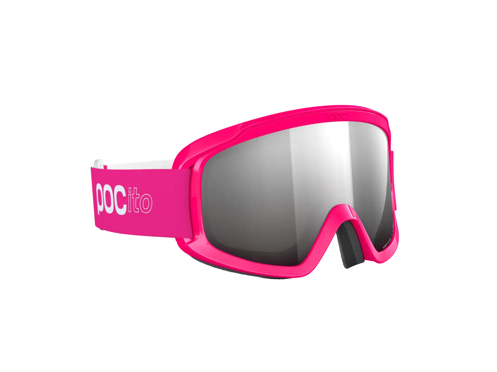 POC POCito Opsin dziecięce gogle narciarskie Fluorescent Pink/Partly Sunny Silver