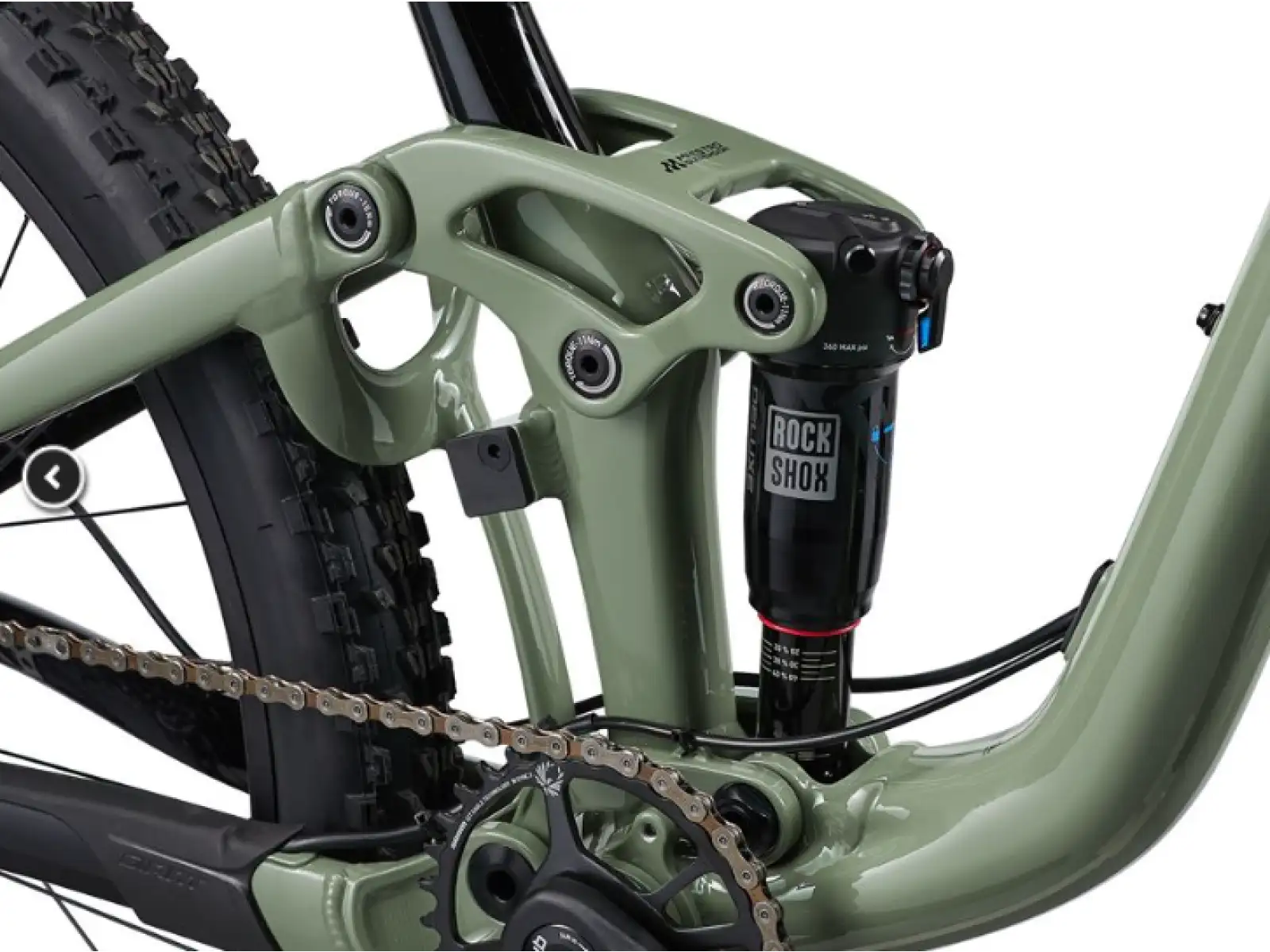 Giant Trance Jr 26 rower dziecięcy z pełnym zawieszeniem Shale Green