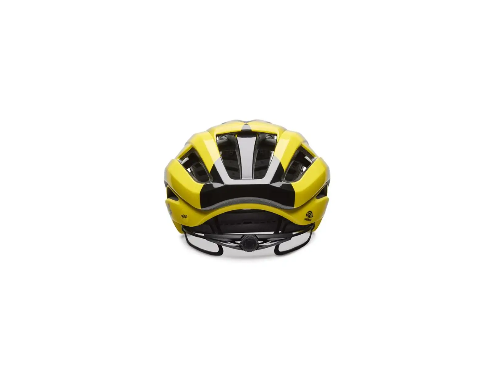 Giro Aries Spherical kask Mat Black/Yellow Visma