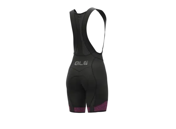 Alé PR-S Master 2.0 damskie szorty z szelkami i wkładką Black/Fluo Pink
