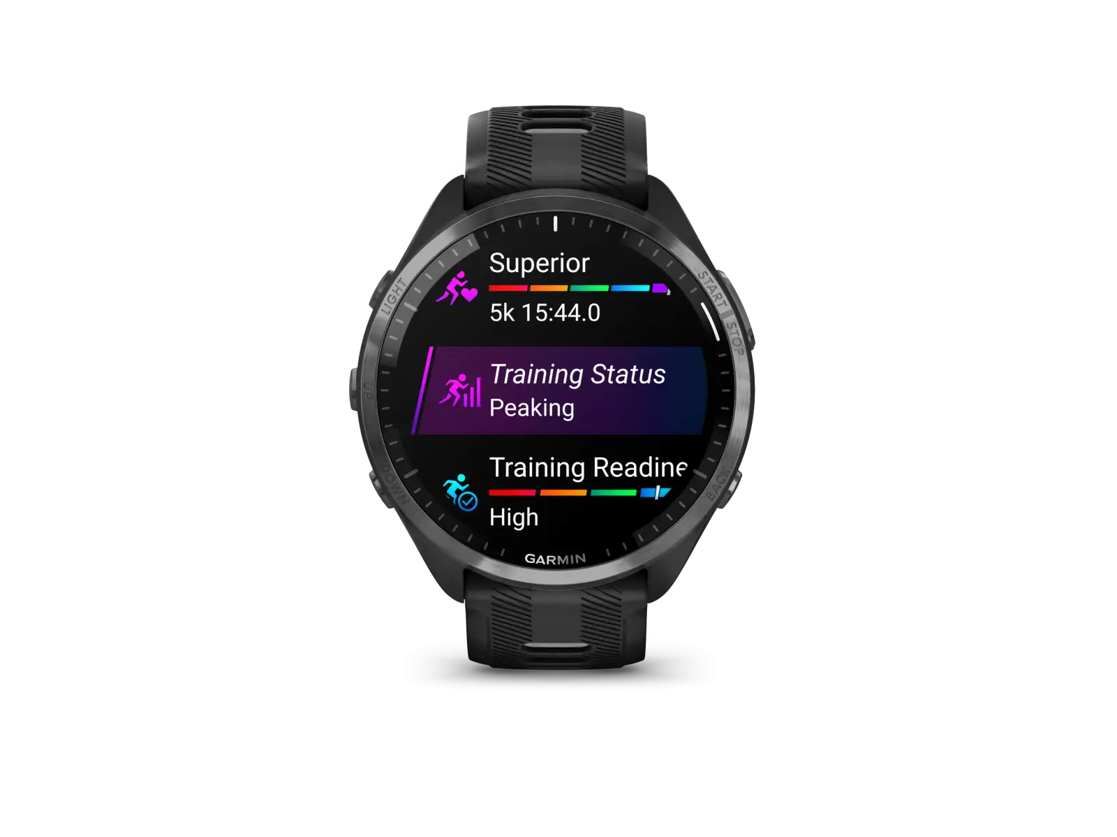 Garmin Forerunner 965 inteligentny zegarek Carbon Grey Titan DLC/Black