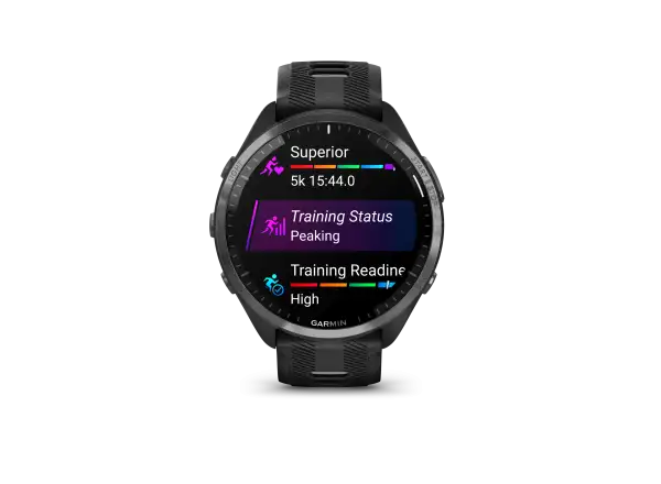 Garmin Forerunner 965 inteligentny zegarek Carbon Grey Titan DLC/Black