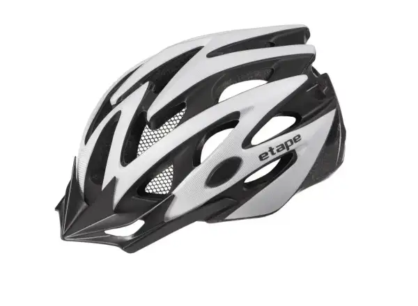 Etape Biker kask rowerowy srebrna/czarna matowa