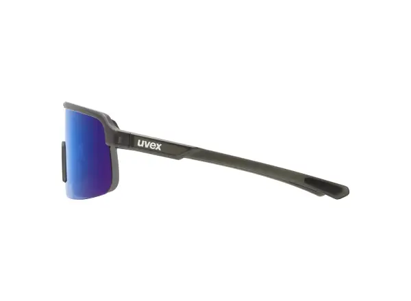 Uvex Dyrt okulary przeciwsłoneczne Smoke Matt/Mirror Blue