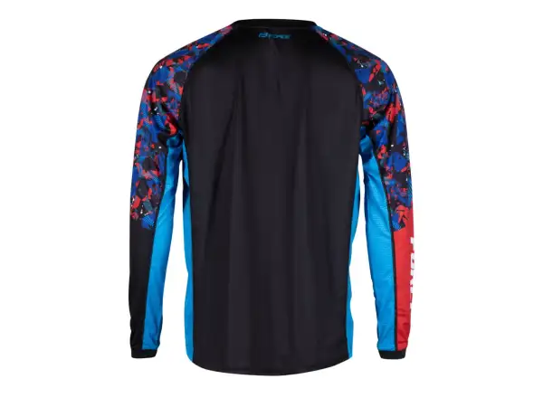 Force Reckless unisex koszulka długi rękaw czarny/czerwony/niebieski