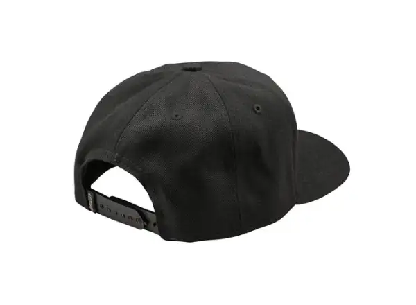 Troy Lee Designs Flat Bill Snapback czapka Black
