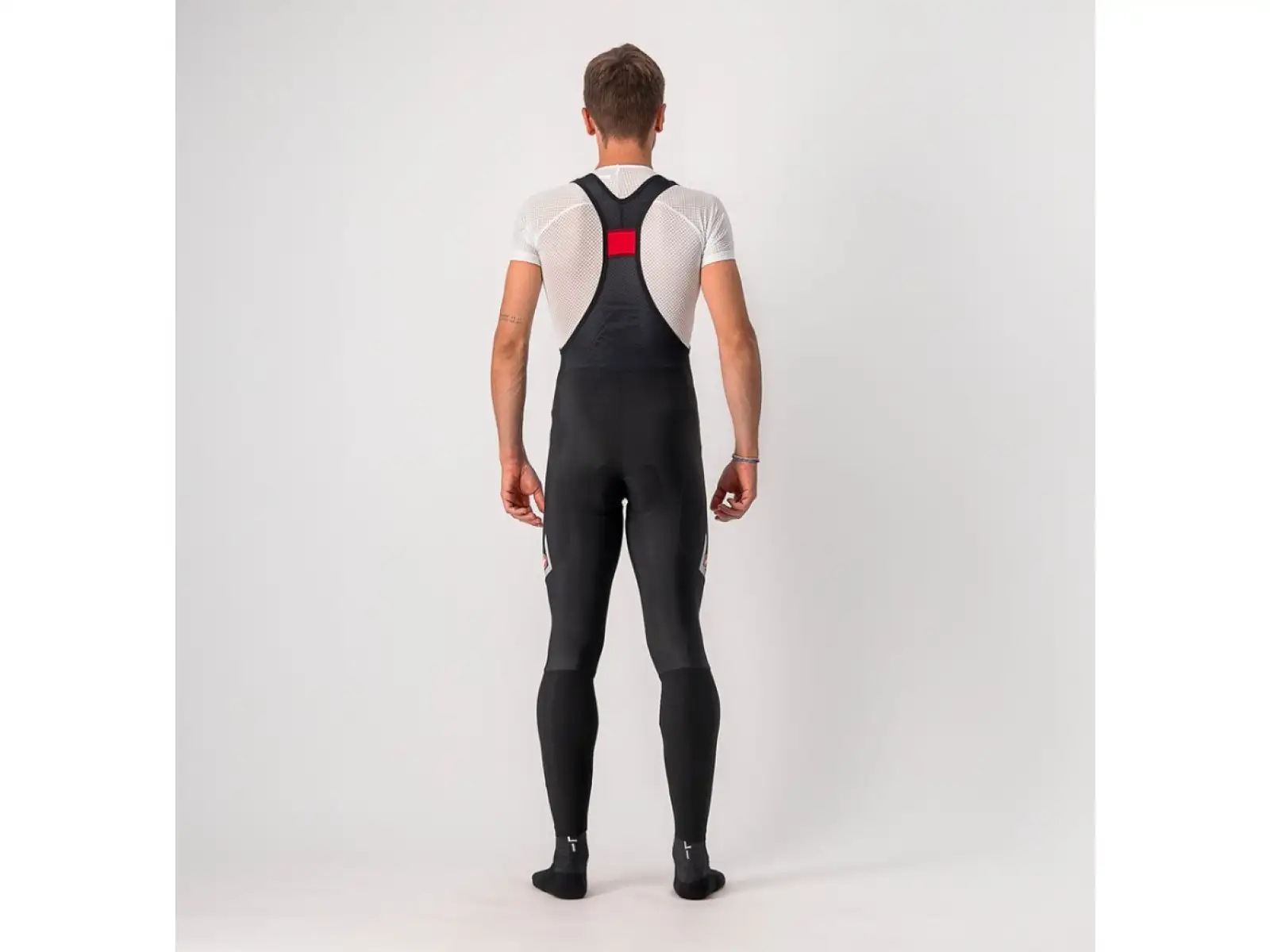 Castelli Velocissimo 5 męskie spodnie z szelkami black/silver reflex