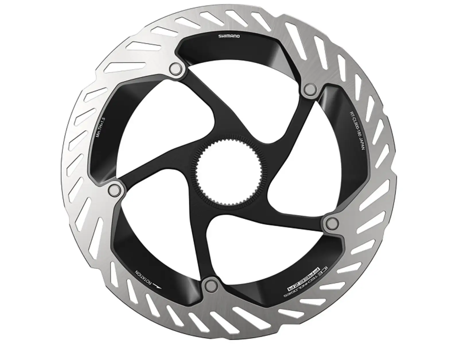 Shimano RT-CL900 tarcza hamulcowa 203 mm, center lock, Ice Tech, zewnętrzny lock ring