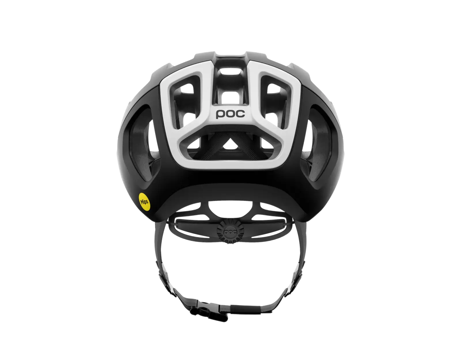 POC Ventral Air MIPS szosowy kask Uranium Black Matt/Hydrogen White Matt