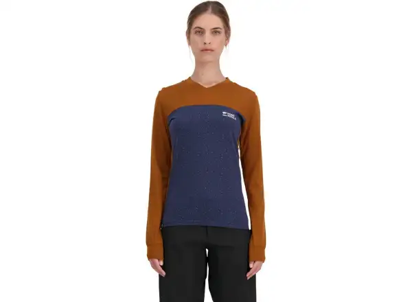 Mons Royale Redwood Enduro VLS WMNS damski t-shirt Midnight Terrazzo/Copper rozmiar S