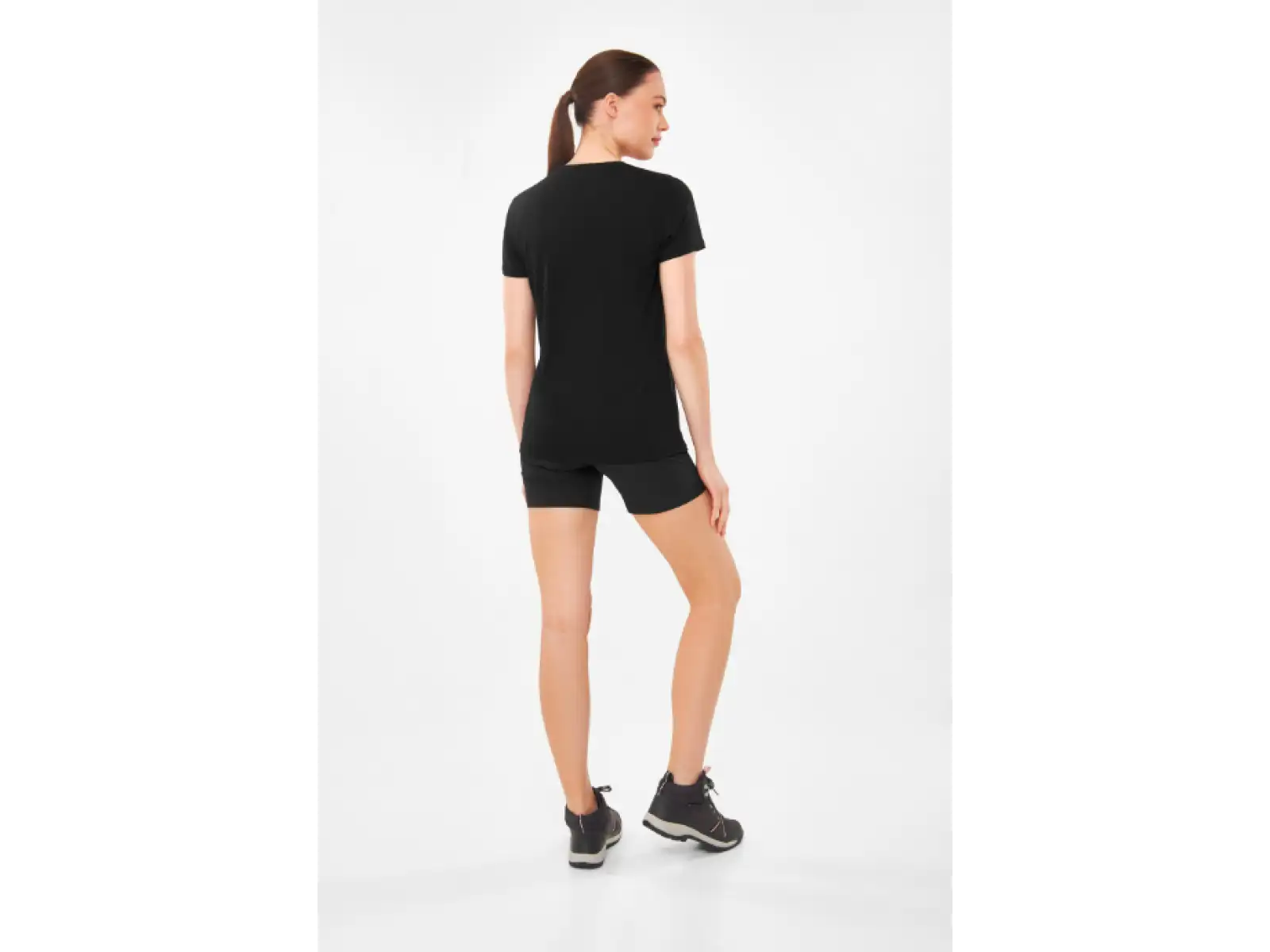 Viking Morain damska koszulka krótki rękaw Black