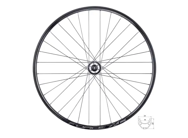 Force XC Disc 584x23 przednie zaplecione koło F804332 32 otwory