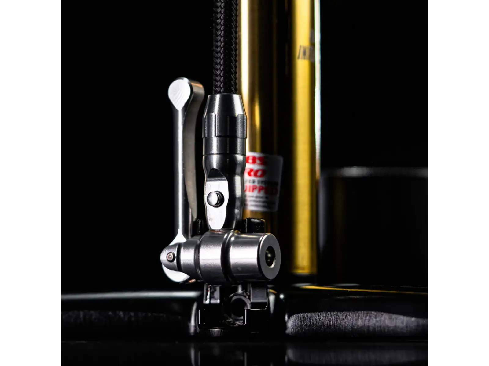 Lezyne 18K Digital Drive pompka warsztatowa GOLD/BLACK