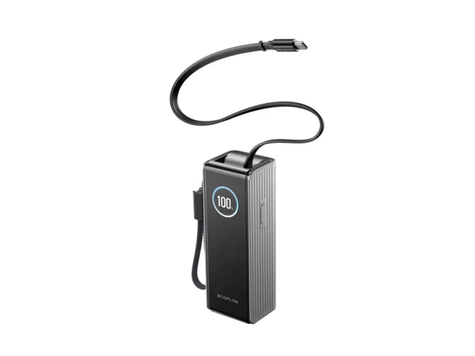 EcoFlow Rapid Power Bank (25000mAh,170W) 2x100W wbudowany kabel USB-C - srebrna