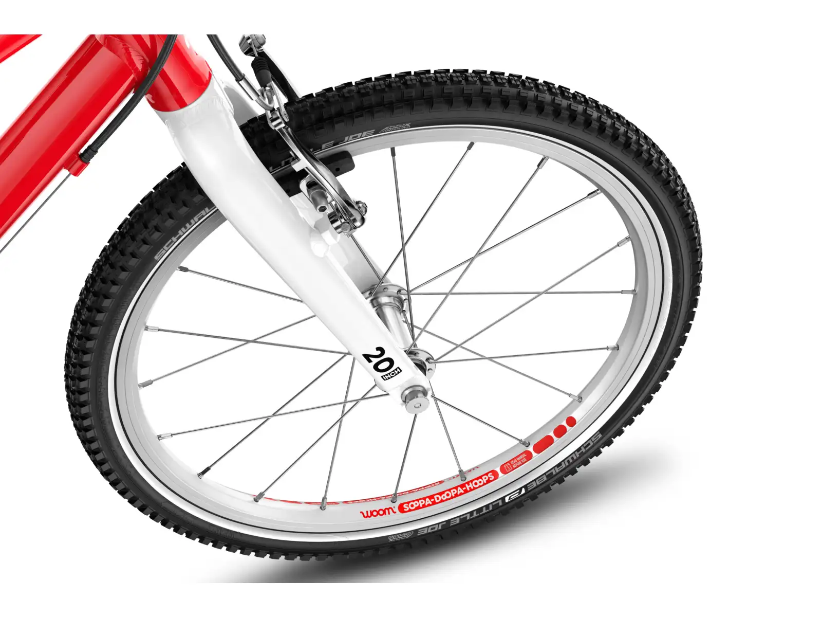 Woom GO 4 rower dziecięcy 20" Red