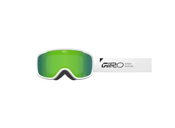 Giro Roam gogle narciarskie White Stacked/Loden Green/Yellow (2 szyby)