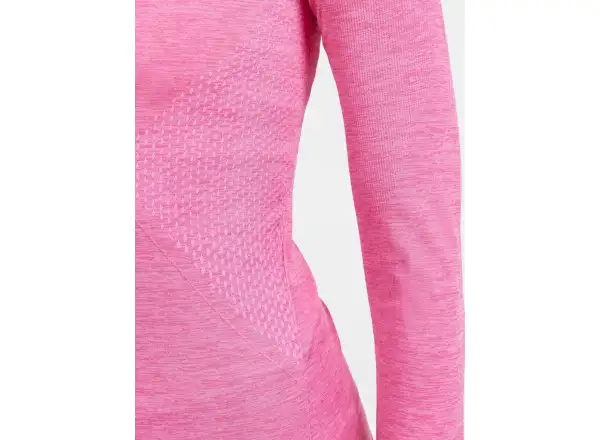 Craft Core Dry Active Comfort damska koszulka długi rękaw różowa