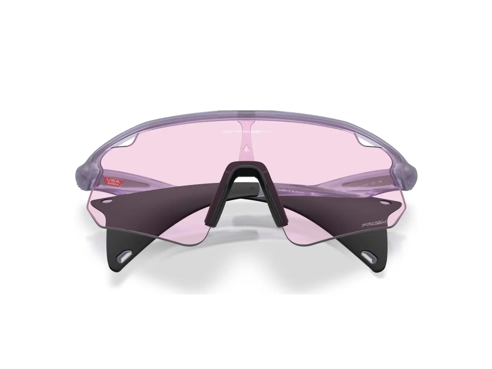 Oakley Stunt Devil A okulary sportowe Transparent Lilac/Prizm Low Light