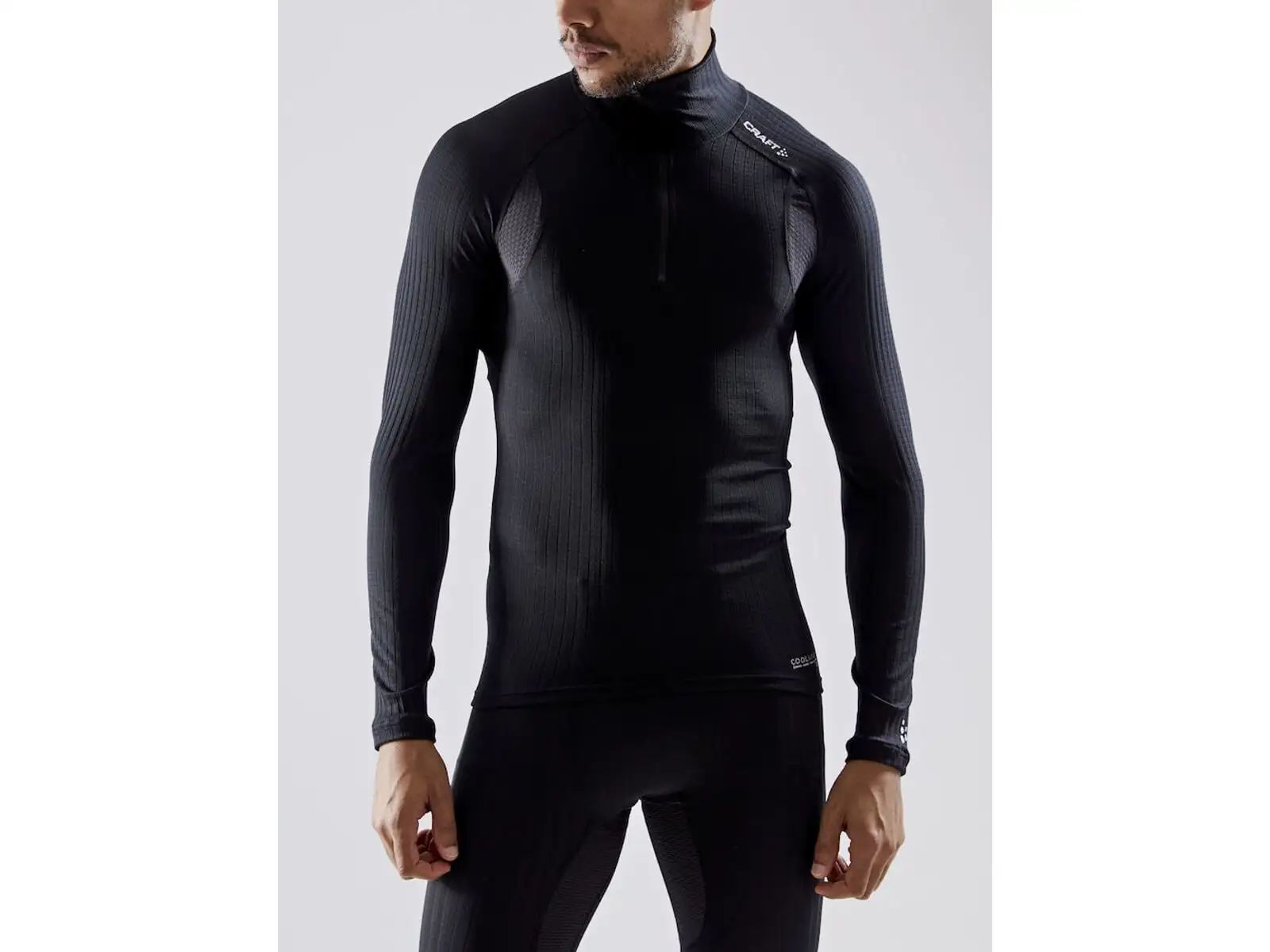 Craft Active Extreme X Zip męska koszulka długi rękaw czarna