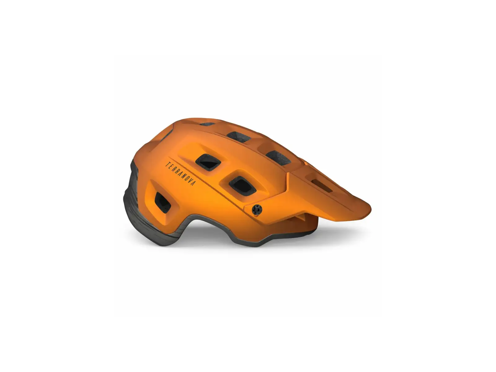 MET Terranova MIPS MTB kask orange titanium metaliczny