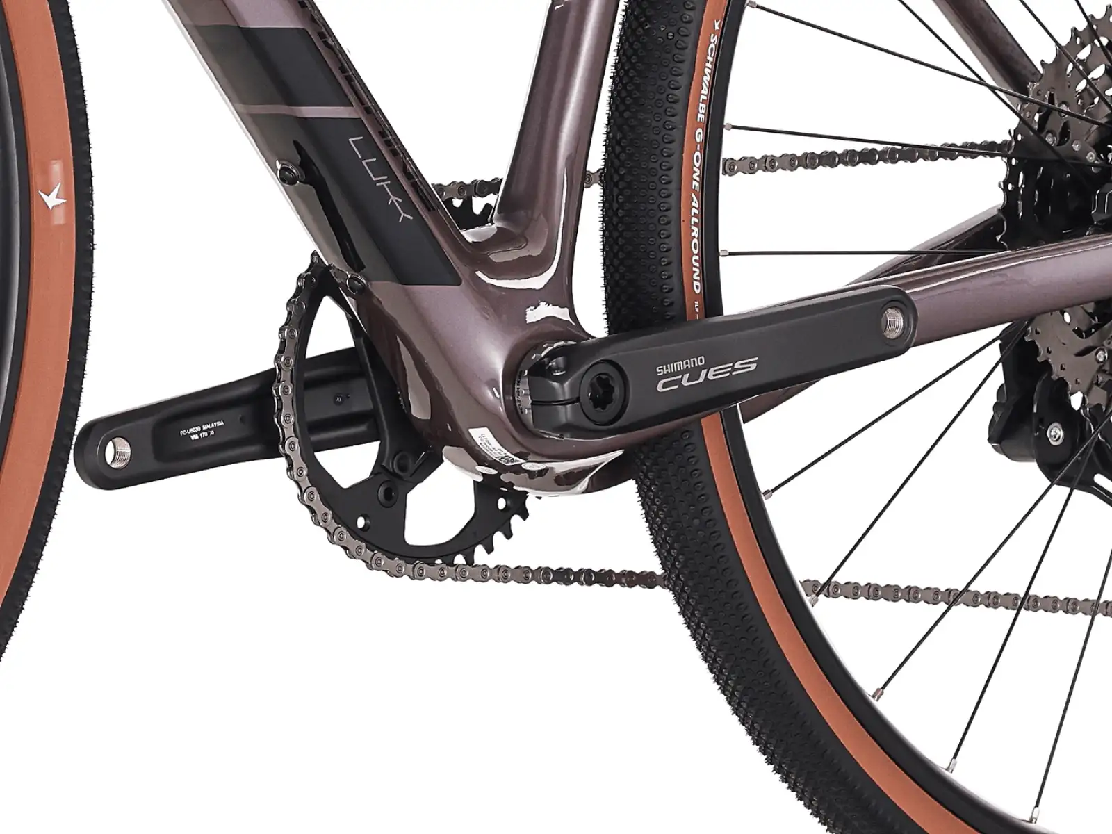 Rock Machine Lukk Cr 30 gravel rower Gloss Purple Garnet